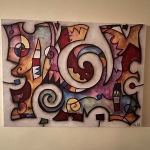 Canvas wall art